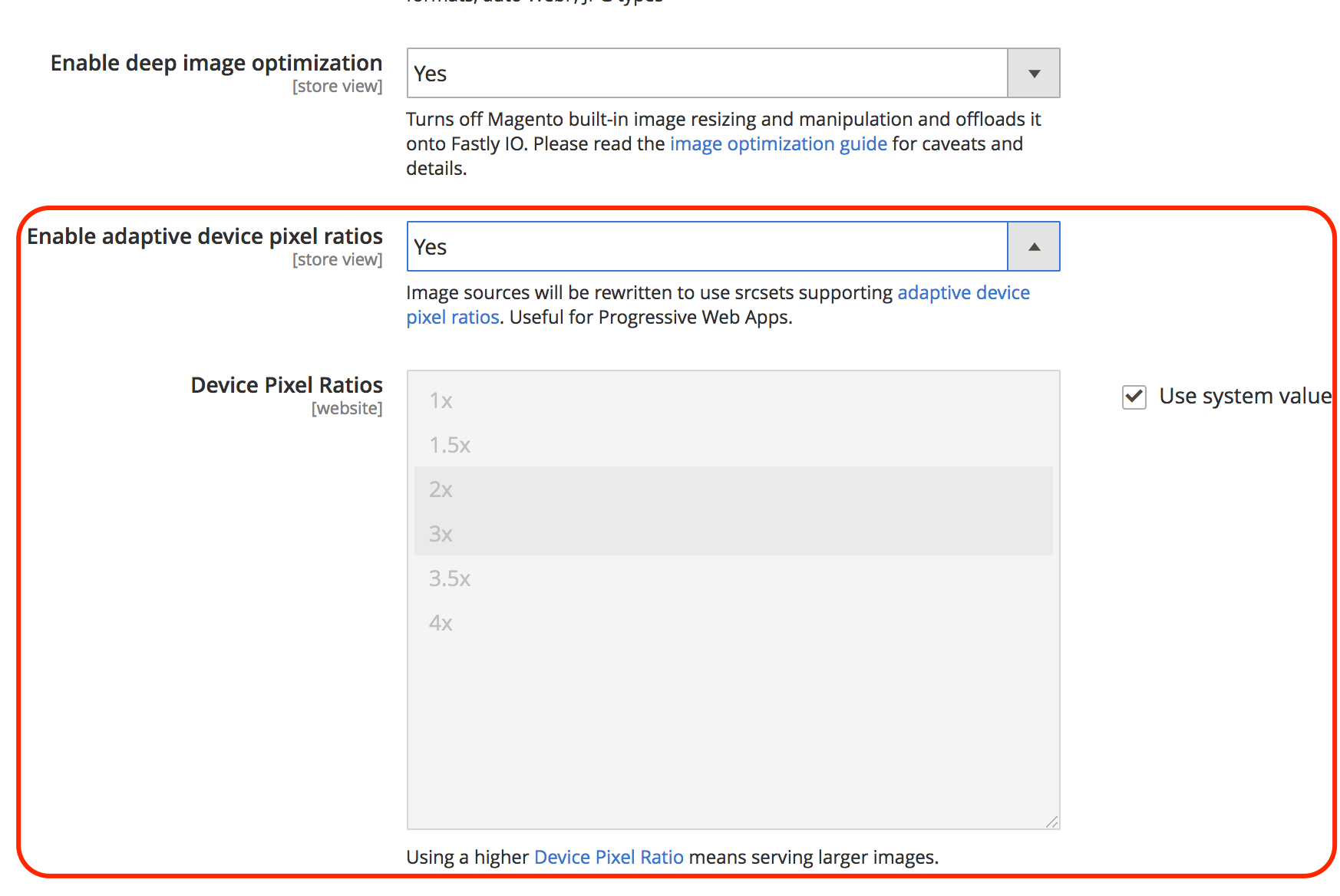 Enable Fastly IO adaptive pixel ratios