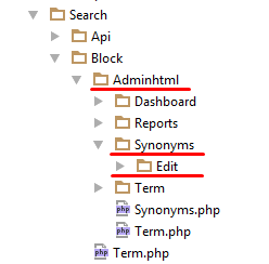 Block structure in a code base