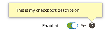 Checkbox Toggle UiComponent