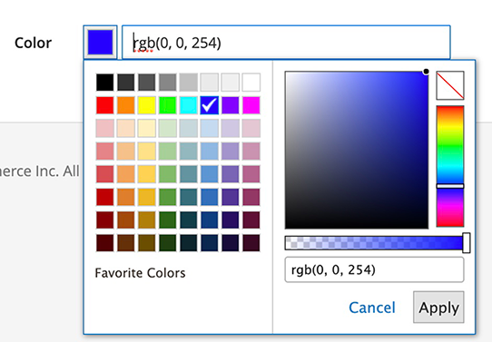 Color Picker Component